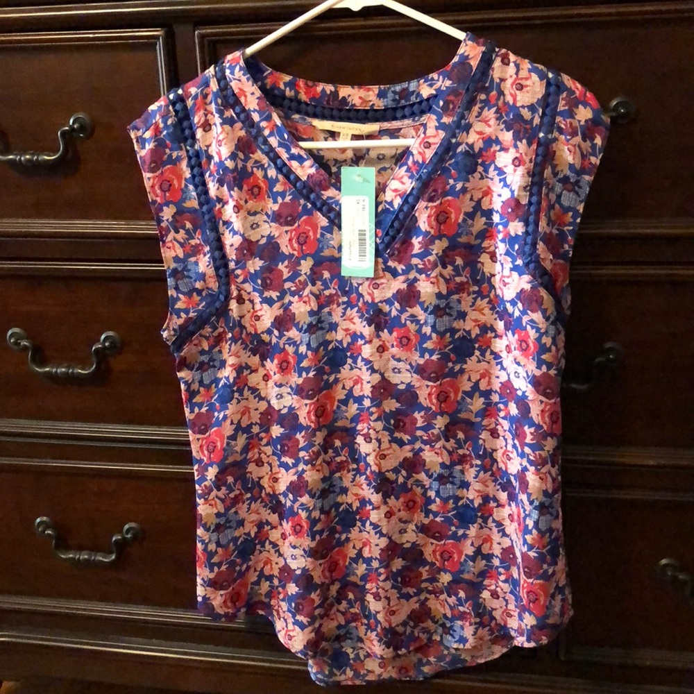 41 Hawthorn Carla Crochet Detail Blouse, XS